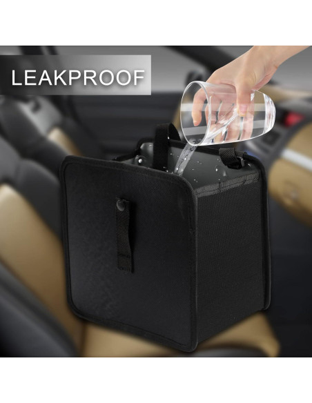 Cubo de Basura Colgante para Auto Syihah, Plegable y A Prueba de Fugas