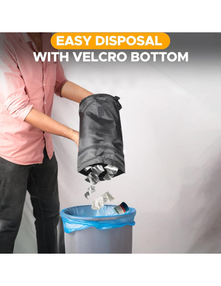 Bolsa de Basura para Auto EcoNour 2 Paquete Lavable 20x12cm