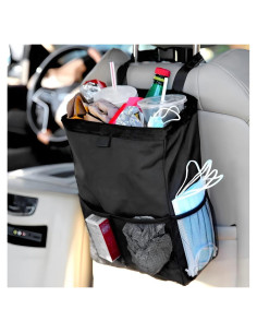 Bolsa de Basura para Automóvil MCNULGUR Negra Impermeable