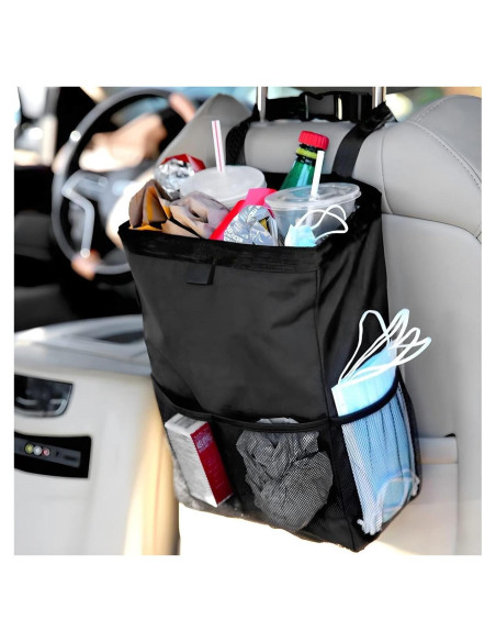 Bolsa de Basura para Automóvil MCNULGUR Negra Impermeable