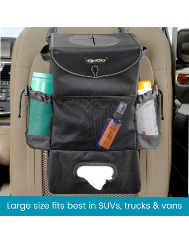 Contenedor de Basura Grande High Road 3 Galones para Auto