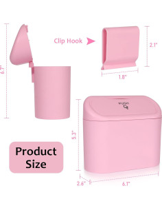 Basurero de Coche Accmor Pack 2 Mini Impermeables 3.78L 2