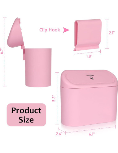 Basurero de Coche Accmor Pack 2 Mini Impermeables 3.78L