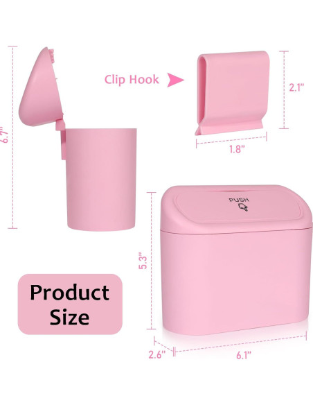 Basurero de Coche Accmor Pack 2 Mini Impermeables 3.78L