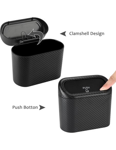 Basurero de Coche Accmor Pack 2 Mini Impermeables 3.78L