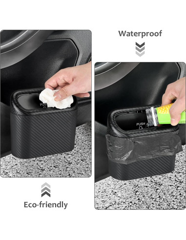 Basurero de Coche Accmor Pack 2 Mini Impermeables 3.78L