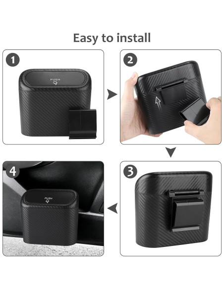 Basurero de Coche Accmor Pack 2 Mini Impermeables 3.78L