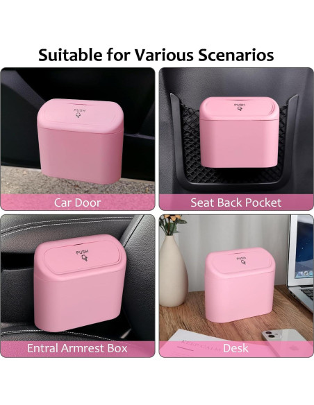 Basurero de Coche Accmor Pack 2 Mini Impermeables 3.78L