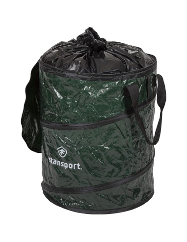 Contenedor de Basura Plegable Stansport 80L Verde