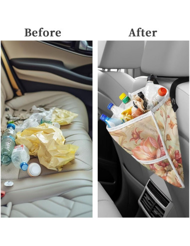 Organizador de Asiento Trasero de Coche Tomeusey 24x19cm