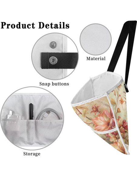 Organizador de Asiento Trasero de Coche Tomeusey 24x19cm Organizador de Asiento Trasero de Coche Tomeusey 24x19cm