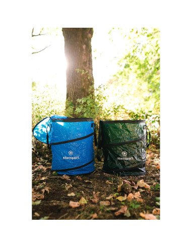Contenedor de Basura Plegable Stansport 80L Verde