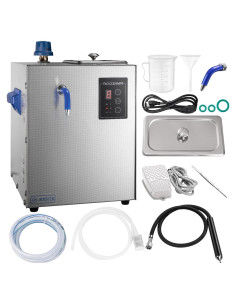 Limpiador de Joyas DZQ 2 en 1 Vapor 1200W Ultrasonido 40W