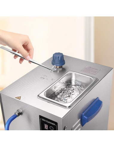 Limpiador de Joyas DZQ 2 en 1 Vapor 1200W Ultrasonido 40W