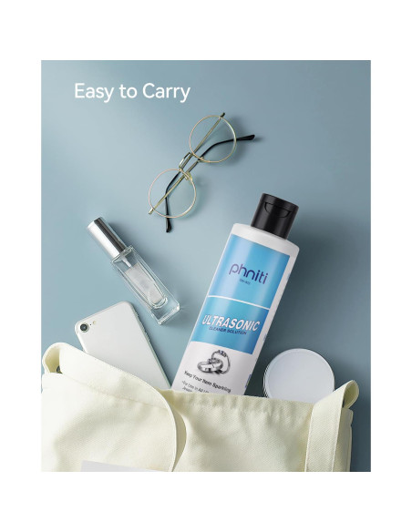 Limpiador Ultrasonico de Joyas Phniti 289g - Concentrado 1:100