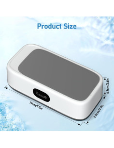 Limpiador Ultrasónico Vaolvpant 640ml 3 Modos de Tiempo 2