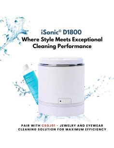 Limpiador de Joyas Ultrasónico iSonic D1800 Compacto 0.22L 2