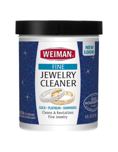 Limpiador de Joyería Weiman 177.44 ml con Cepillo - Oro, Platino, Diamantes