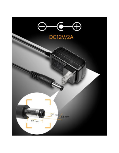 Adaptador de corriente 12V 2A 24W Foyu con 8 conectores