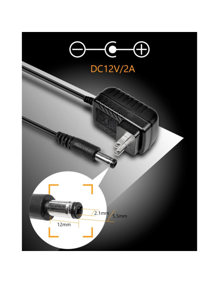 Adaptador de corriente 12V 2A 24W Foyu con 8 conectores