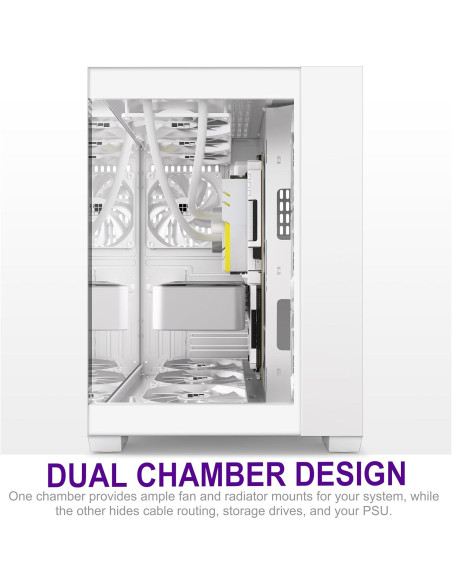 Caja de PC FOIFKIN F300 ATX Mid-Tower Cristal 270 Tipo-C