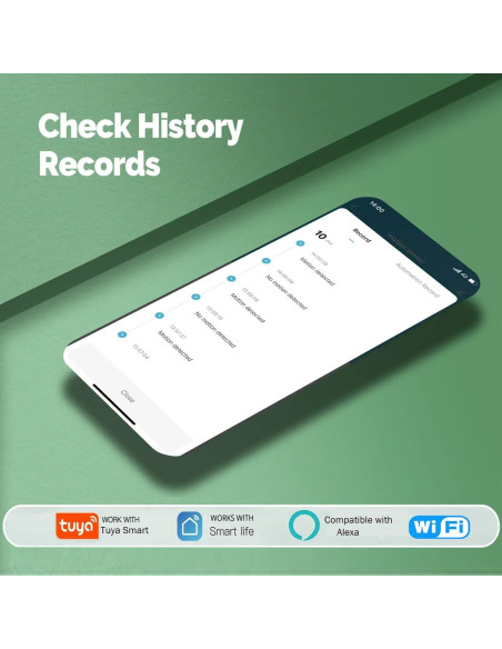Sensor de Movimiento WiFi Gaoducash PIR Inalámbrico 6.1m