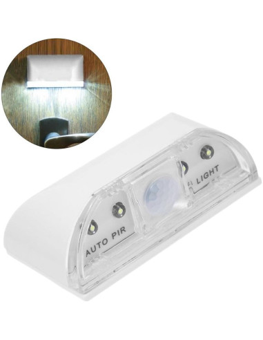 Luz de Llave LED Dayuup con Sensor PIR Infrarrojo 4 LEDs