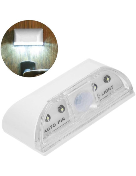 Luz de Llave LED Dayuup con Sensor PIR Infrarrojo 4 LEDs
