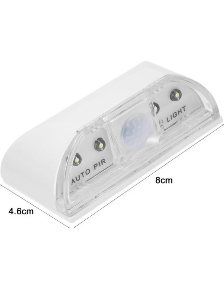 Luz de Llave LED Dayuup con Sensor PIR Infrarrojo 4 LEDs
