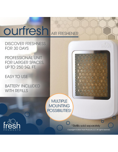 Ambientador Dispensador 2.0 NuestroFresco para Espacios Medianos