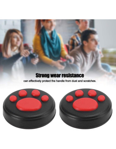 10 Tapas de Silicona para Joystick YOUTHINK Gato Rojo