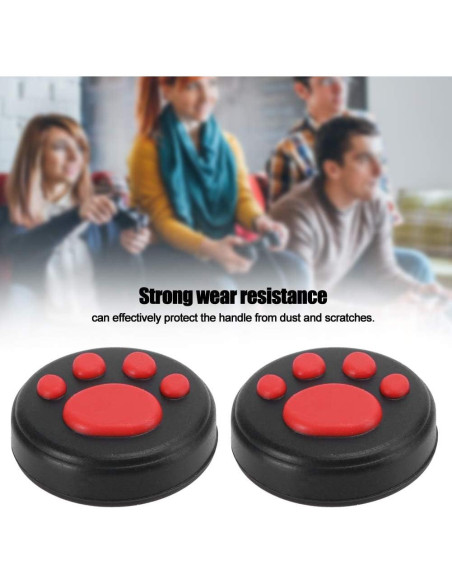10 Tapas de Silicona para Joystick YOUTHINK Gato Rojo