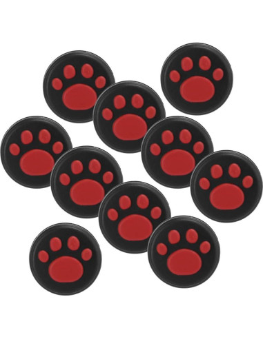 10 Tapas de Silicona para Joystick YOUTHINK Gato Rojo