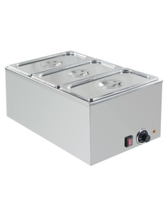 Calentador de Comida Buffet EASYROSE 3 Bandejas 1200W 6.3L