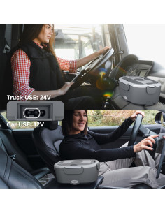 Lonchera Eléctrica Sitlais 80W 1.5L Acero Inoxidable Gris 2