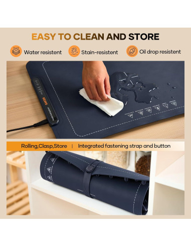 Alfombrilla Calentadora Saker 60x40 cm con 3 Temperaturas