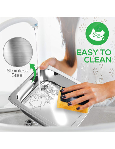 Calentador de Buffet NutriChef Acero Inoxidable 3 Bandejas 3.3L