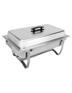 Kit Buffet Sterno 8 Piezas con Platos Calentadores Plegables