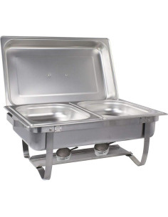 Kit Buffet Sterno 8 Piezas con Platos Calentadores Plegables 2