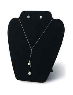 Soporte de Joyería Plegable 7TH VELVET - 6 Piezas Terciopelo Negro 2