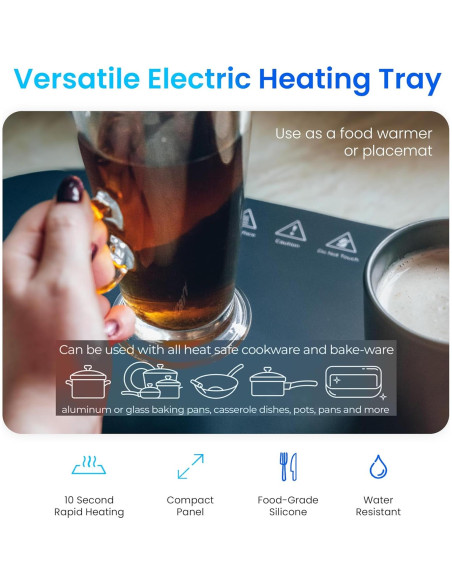 Almohadilla Calentadora Eléctrica Nobula 46.4x23.9cm 4 Temperaturas