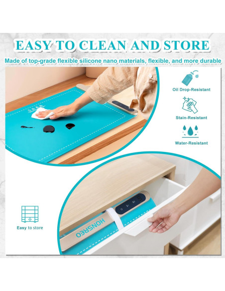 Bandeja Calentadora Eléctrica HONSREO 60x36.8cm 6 Modos Temperatura