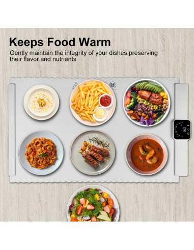 Bandeja Calentadora Eléctrica Edicc S-501 Plegable 1.57kg