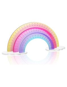 Organizador de Pendientes Acrílico NiHome Arcoíris 140 Agujeros