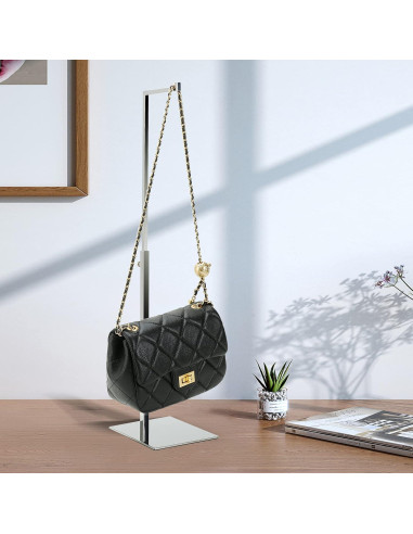 Soportes de Exhibición para Bolsos K KAIDIYIN Ajustables Plateados