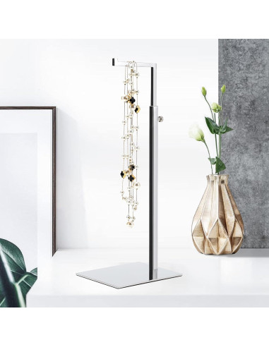 Soportes de Exhibición para Bolsos K KAIDIYIN Ajustables Plateados