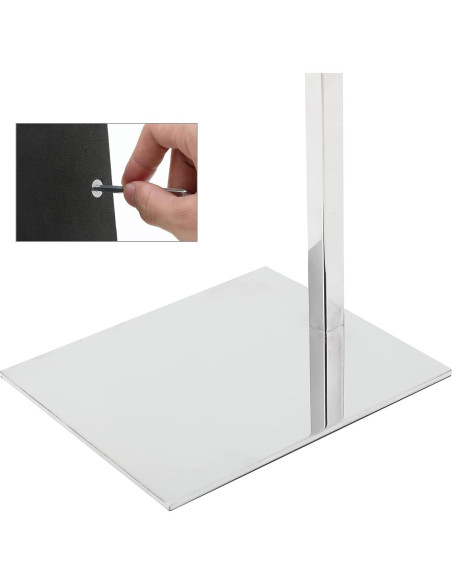 Soportes de Exhibición para Bolsos K KAIDIYIN Ajustables Plateados Soportes de Exhibición para Bolsos K KAIDIYIN Ajustables Plateados