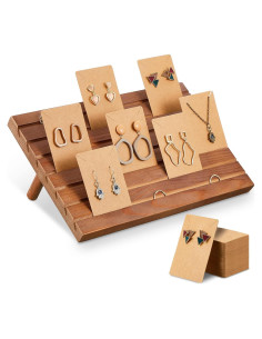 Soporte de Exhibición de Pendientes Blulu de Madera 29x19cm