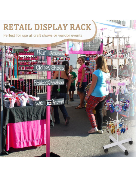 Soporte de Exhibición de Metal Exttlliy 5 Niveles Blanco