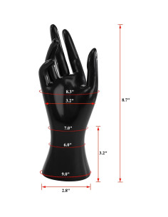 Soporte de Exhibición de Joyería Okllen - 4 Manos de Maniquí Femeninas 2